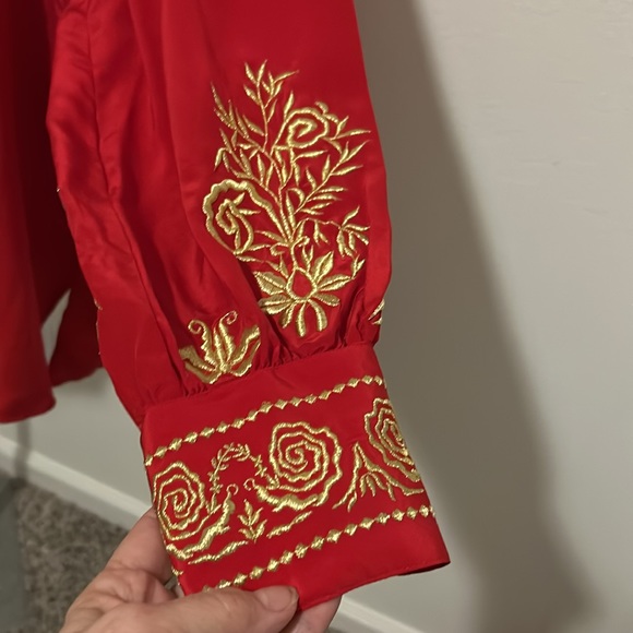 Diane Von Furstenburg silk blouse - Picture 4 of 8